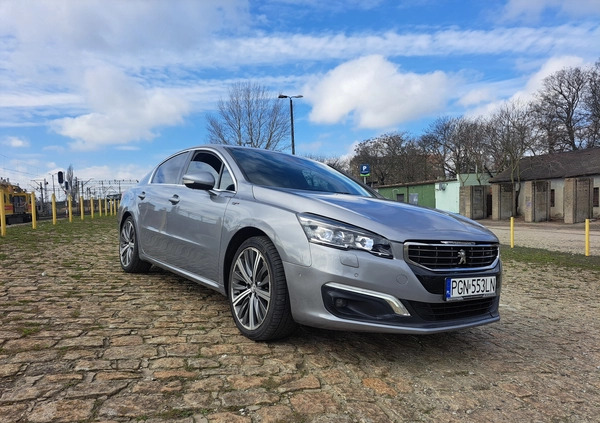 Peugeot 508 cena 62000 przebieg: 200000, rok produkcji 2017 z Gniezno małe 667